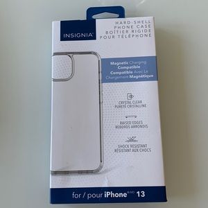 Insignia - clear hard-shell phone case